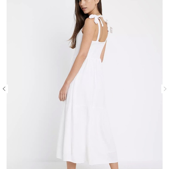 Urban Outfitters NWT Positano Linen Tie-Sholder Midi Dress size small - Picture 2 of 6